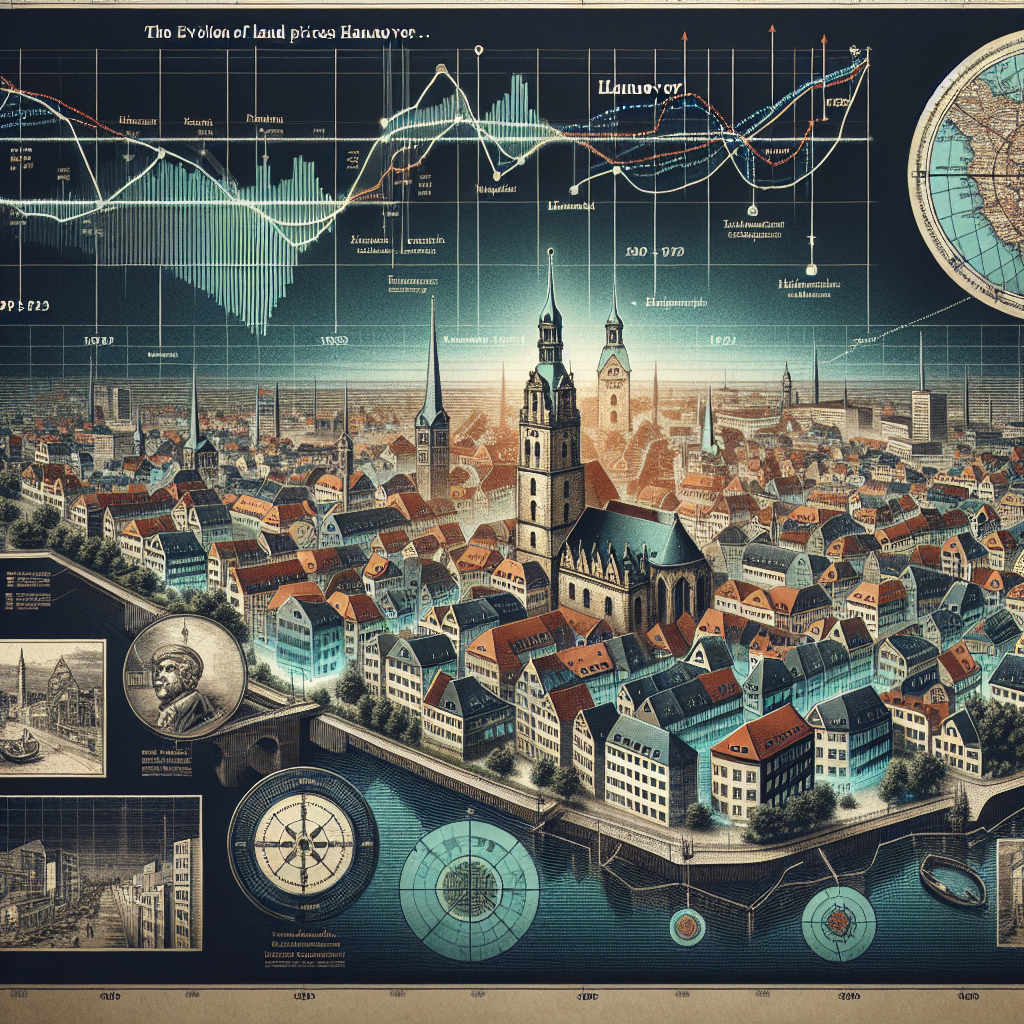 Entwicklung der Bodenrichtwerte in Hannover Ahlem.